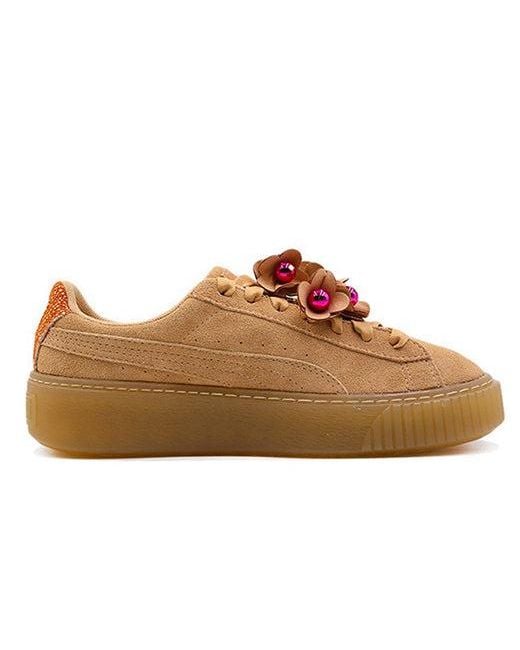 PUMA Brown (Wmns) Platform Flower Tassel