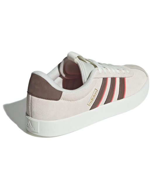 Adidas White Vl Court 3.0 Tan' for men