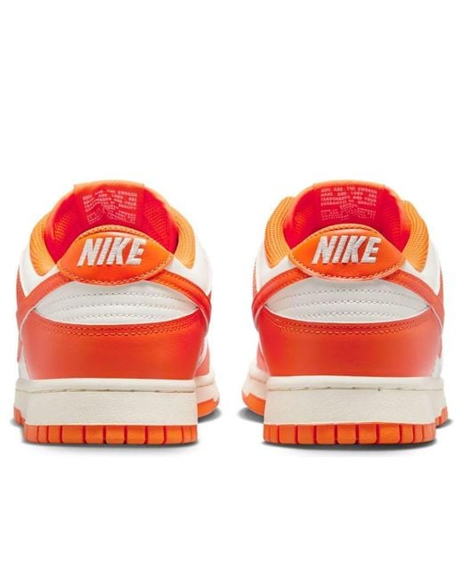Nike Orange Dunk Low 'Syracuse Pale Ivory' for men