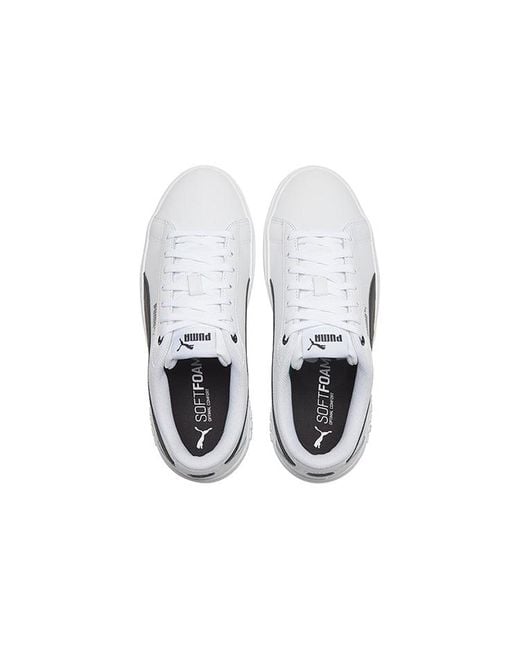 PUMA White (Wmns) Smash Platform V2 L