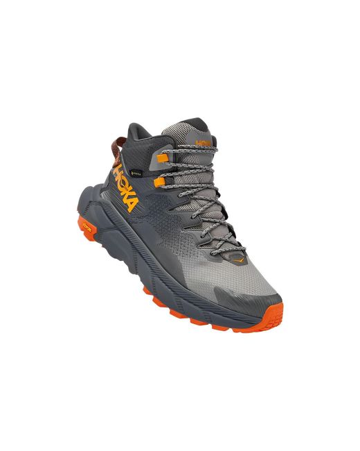 Hoka One One Blue Trail Code Gore-Tex 'Castlerock Persimmon' for men