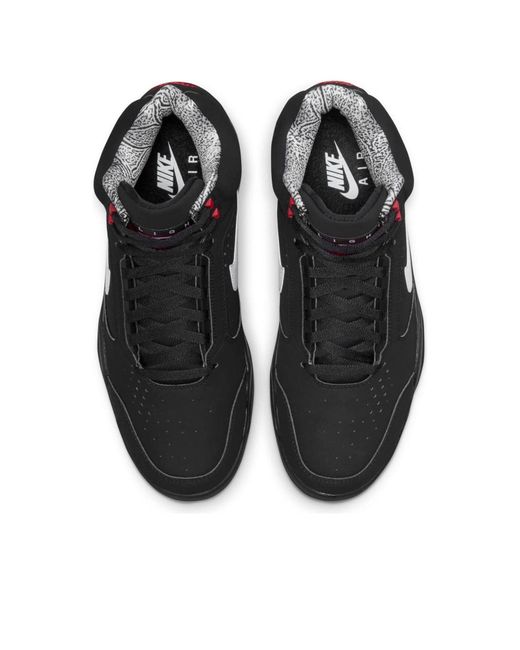 Nike Black Air Flight Lite Mid for men
