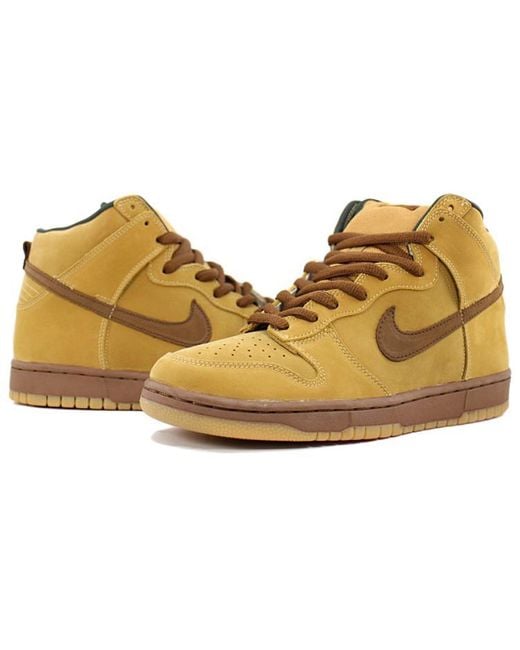 Nike Brown Sb Dunk High Pro 'Wheat' for men