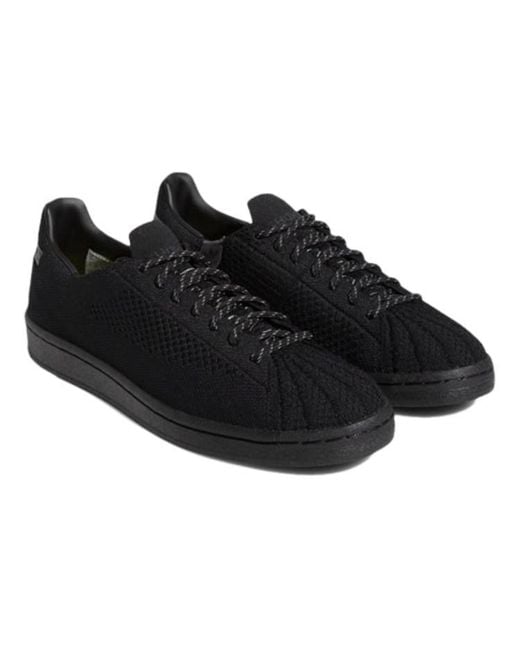 Adidas Black X Pharrell Superstar Primeknit Future' for men