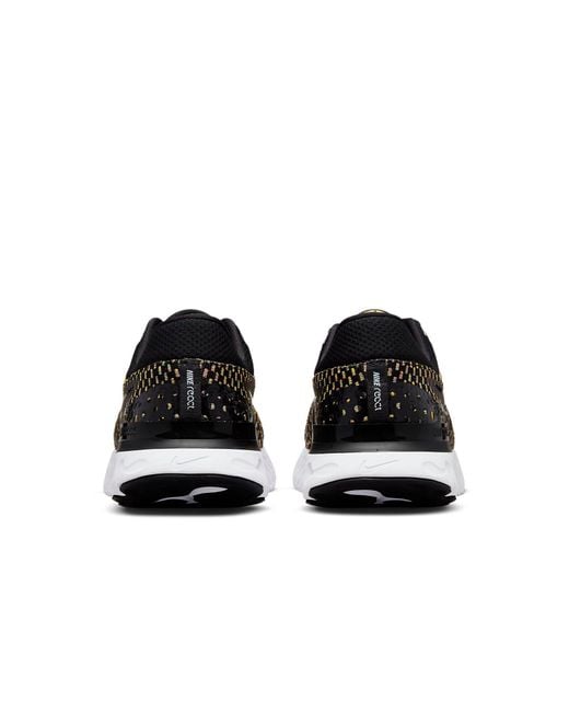 Nike Black React Infinity Run Flyknit 3 Multi' for men