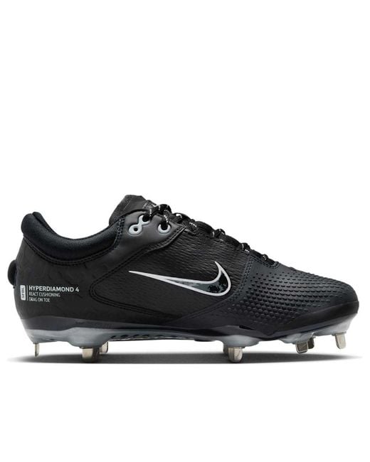Nike Black (Wmns) Hyperdiamond 4 Elite Iron Pure Platinum'