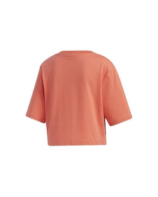Adidas Orange (Wmns) Neo Casual Sports Short Sleeve