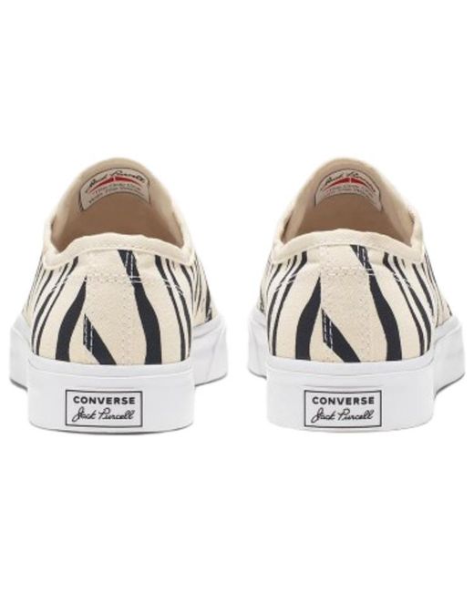 Converse White Jack Purcell Ox 'Zebra Print' for men