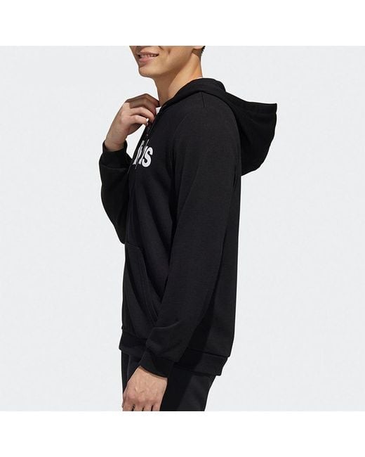 Adidas Blue Neo Alphabet Printing Casual Sports Zipper for men