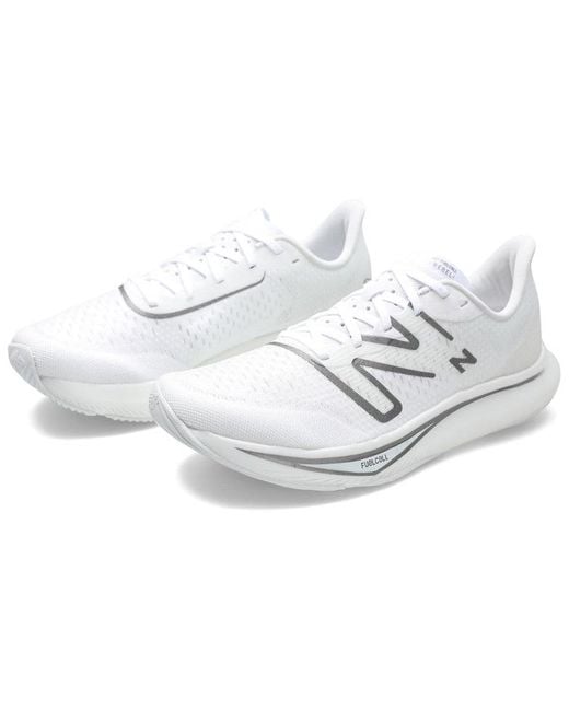 New Balance White Fuelcell Rebel V3 for men