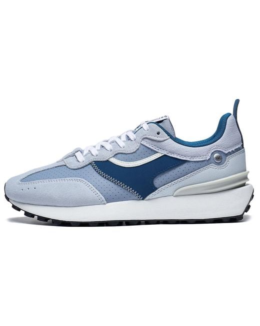 Li-ning Blue Cosmos Classic Trainers Retro Walking Shoes for men