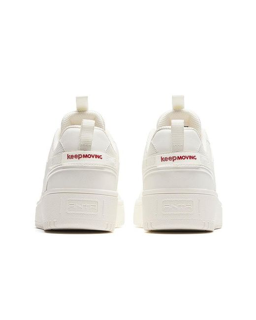 Anta White (Wmns) Life Collection Skateboarding Shoes With Cherries'