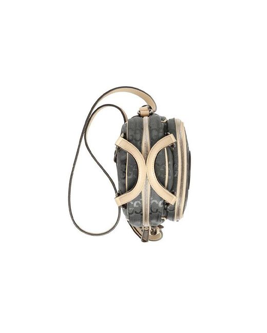 Gucci Black (Wmns) Logo Printing Off The Grid Backpack