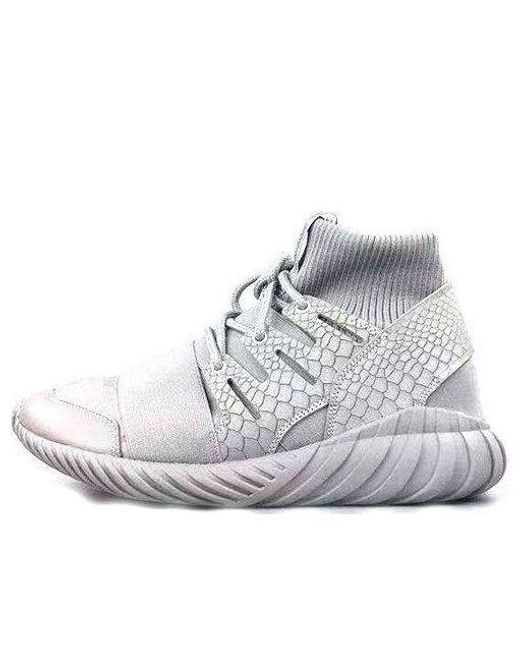 Adidas Gray Tubular Doom 'Metallic' for men