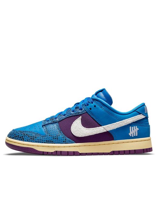 Nike Blue X Undefeated Dunk Low Sp '5 On It' for men