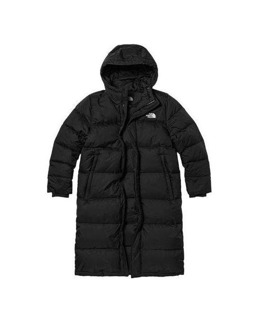 The North Face Black Nuptse Parka Jacket for men