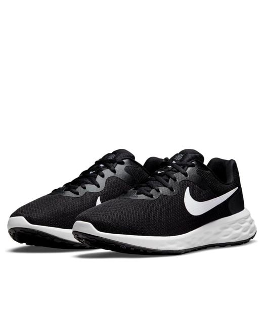 Nike Black Revolution 6 Extra Wide for men