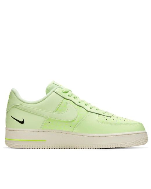 Nike Green Air Force 1 Low 'Just Do It for men
