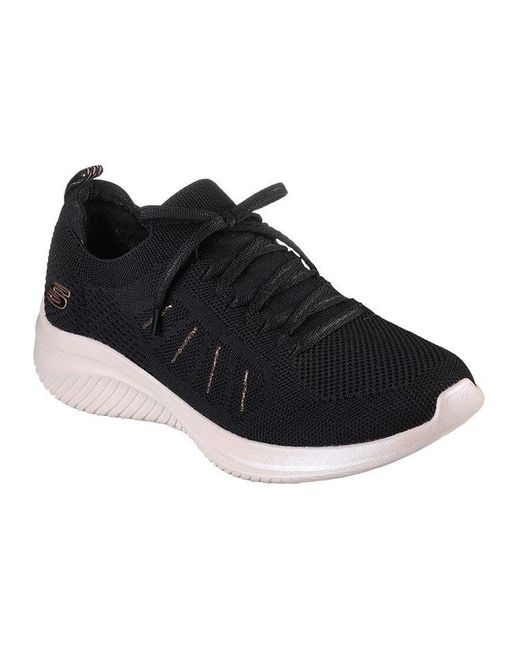 Skechers Black (Wmns) Ultra Flex 3.0-Glowing Sky