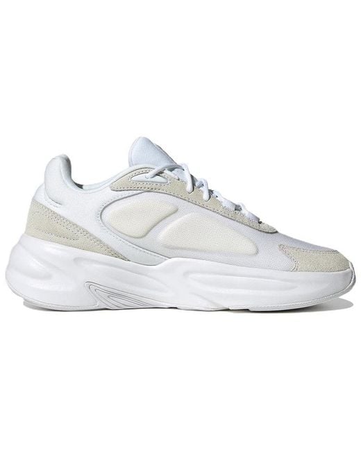 Adidas White (Wmns) Ozelle Cloudfoam Lifestyle Running Shoes 'Cloud Matte'