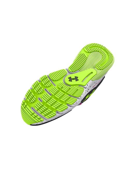 Under Armour Blue Hovr Turbulence Lime Surge' for men