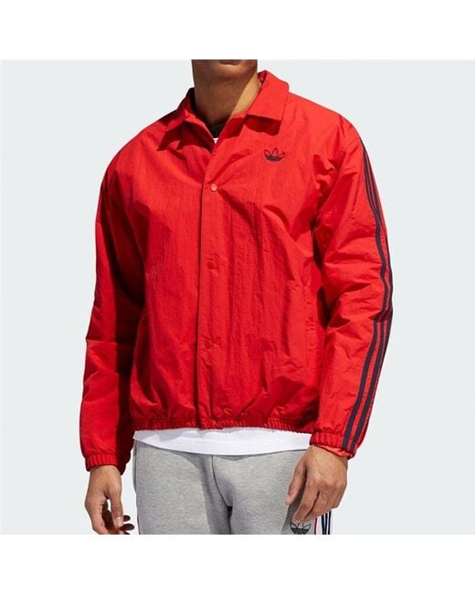 Adidas Red Originals Cozy Casual Jacket for men