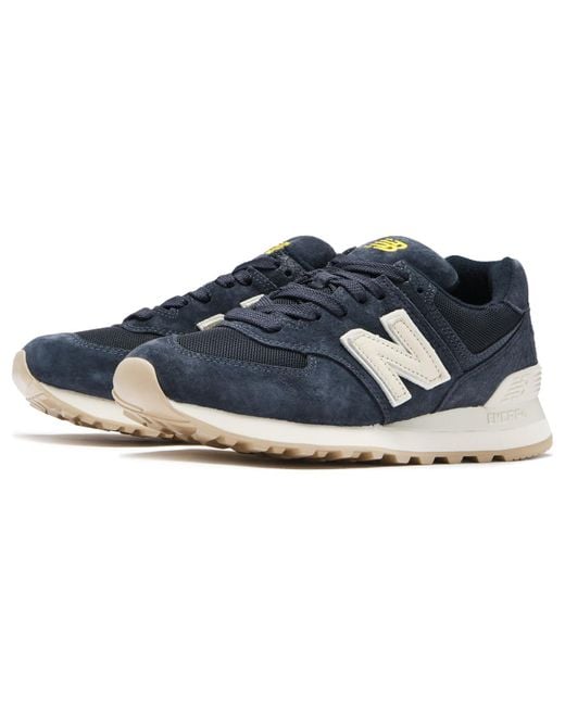 New Balance Blue 574 'Eclipse Bone' for men