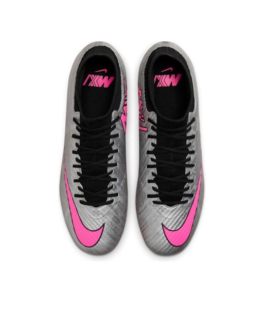 Nike Black Mercurial Superfly 9 Acad 25 Fg/Mg 'Metallic Hyper' for men