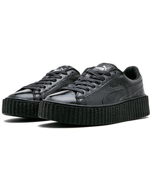 PUMA Black (Wmns) Fenty X Creeper 'Cracked Leather'