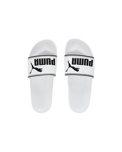 PUMA White Leadcat Slide for men