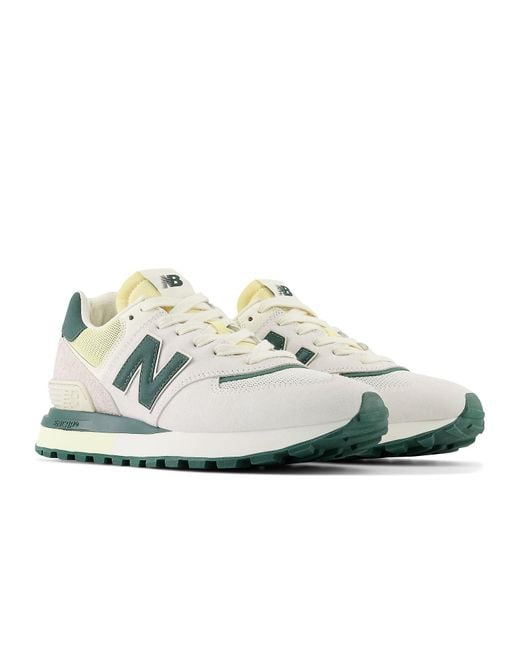New Balance Gray 574 Legacy Pine' for men