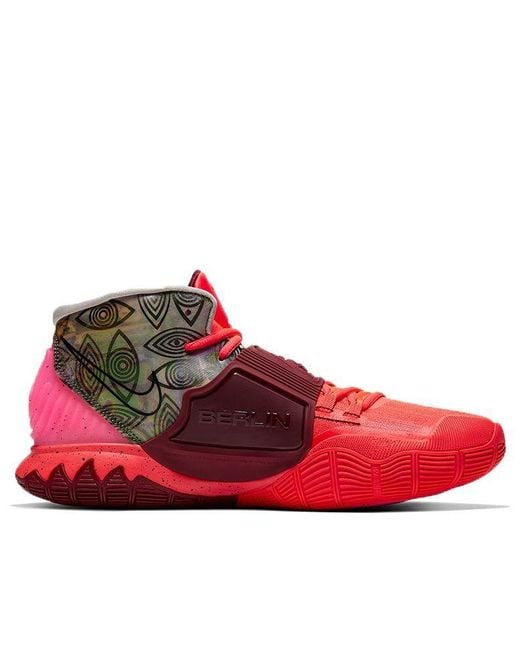 Nike Red Kyrie 6 Preheat 'Berlin' for men