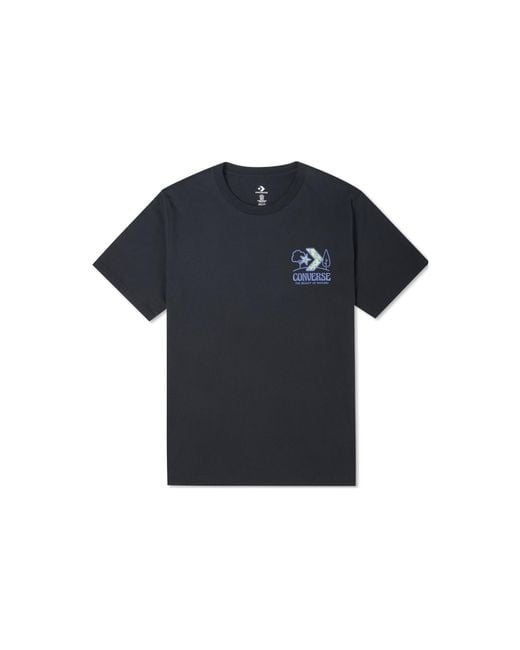 Converse Black Landscape Center Tee for men