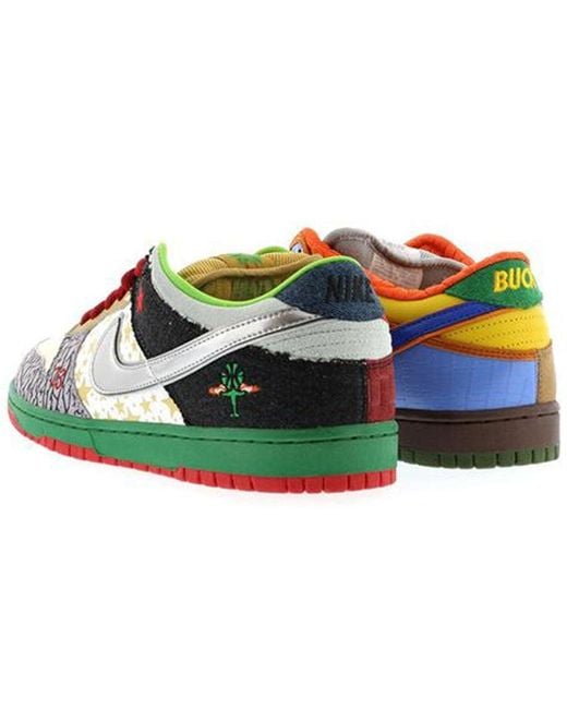 Nike Green Sb Dunk Low 'What The Dunk' for men