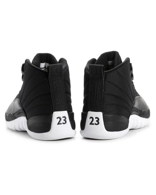 Nike Black 12 Retro 'wings' for men