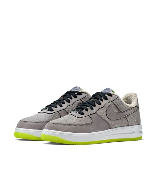 Nike Gray Lunar Force 1 Loop Qs for men
