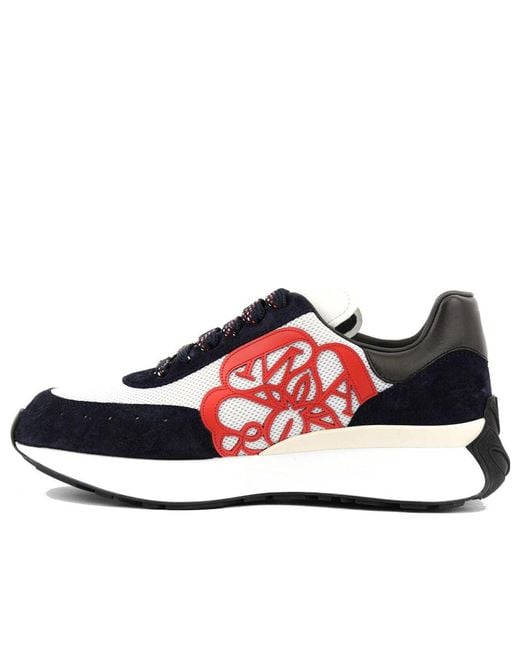 McQueen Red Sprint Runner for men