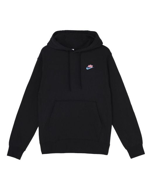 Nike Blue Sportswear Keep It Clean Casual Sports Pullover Fleece Lined for men