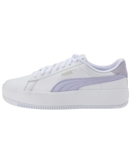 PUMA White (Wmns) Lily Platform Laced Heather'
