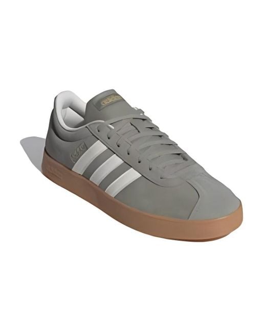 Adidas Brown Vl Court 2.0 Gum' for men