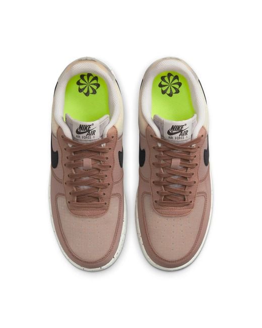 Nike Brown Air Force 1 Crater 'Move To Zero for men