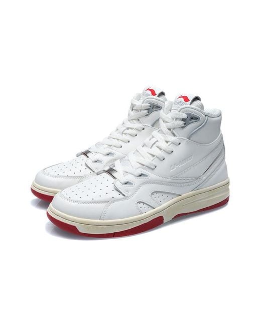 Li-ning White 937 Deluxe Hi 'Bright' for men
