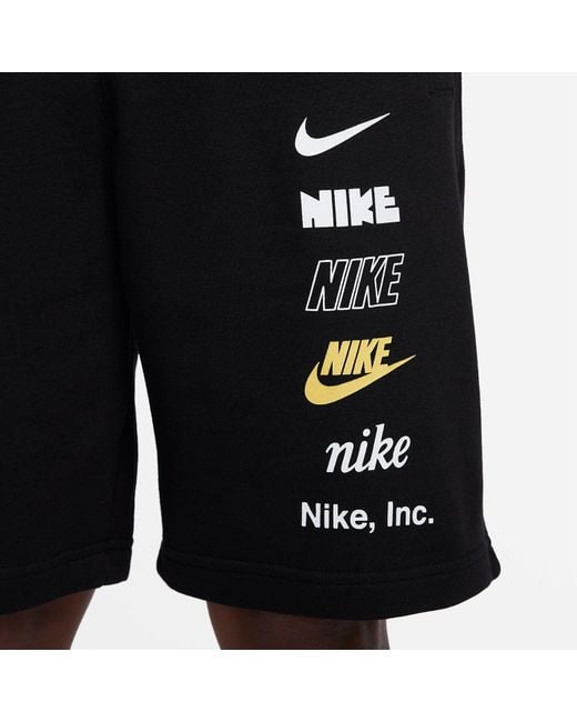 Nike Black Club+ French Terry Shorts for men
