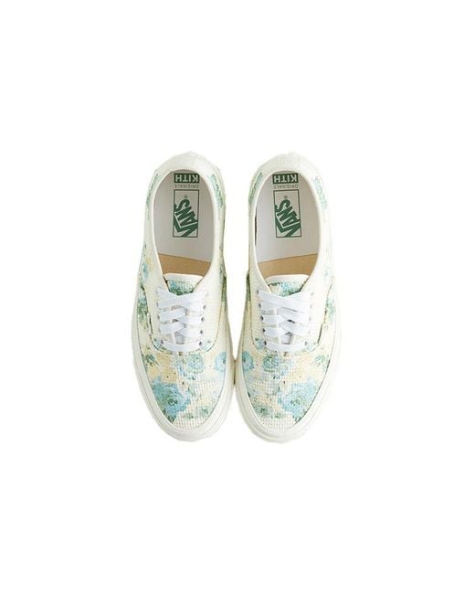Vans White Kith X Og Authentic Lx 'Vintage Roses' for men