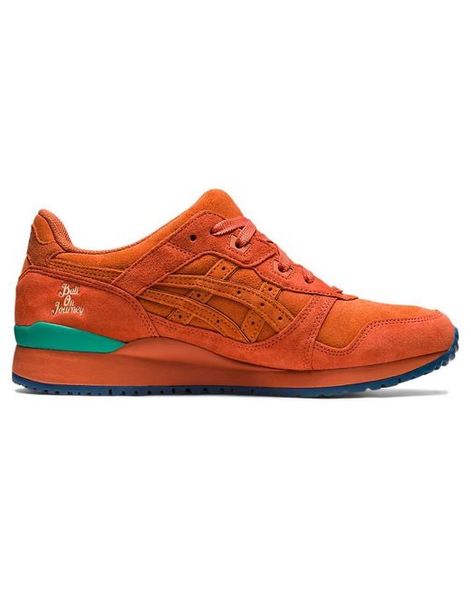 Asics Red X Ballaholic Gel-Lyte Iii Og Sportswear Shoes 'Harvest Pumpkin' for men