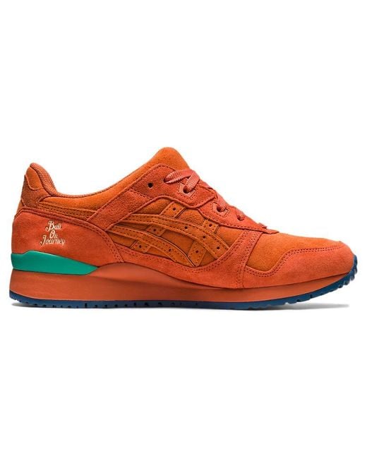 Asics Red X Ballaholic Gel-Lyte Iii Og Sportswear Shoes 'Harvest Pumpkin' for men