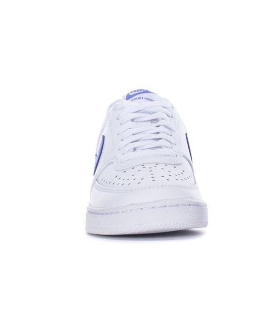Nike Blue (Wmns) Court Vision Low Shoes