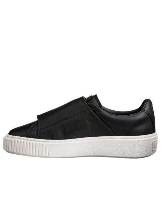 PUMA Black (Wmns) Basket Platform Big Strap