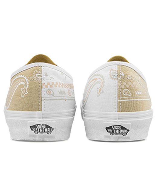 Vans White Authentic 'Peace Paisley for men