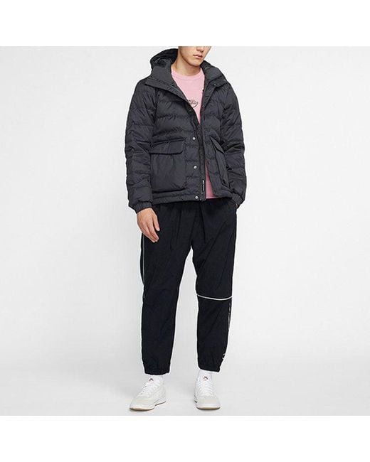 Nike Blue Sb Skateboard Stay Warm Windproof Casual Sports Hooded Down Jacket for men